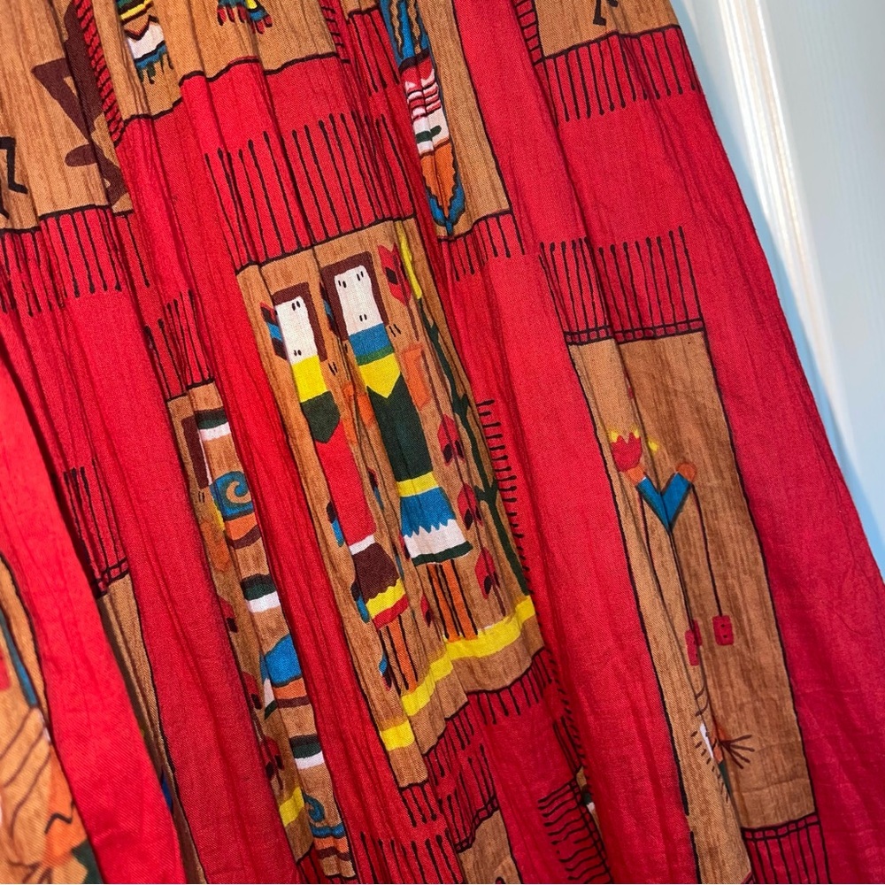 Le Mieux Studio tribal broomstick skirt, XL - Picture 3 of 6